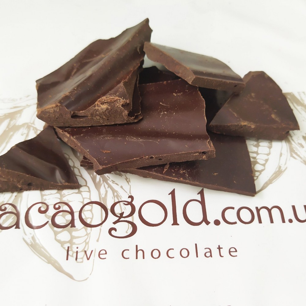 Крафтовый шоколад черный 73%, ТМ CacaoGold